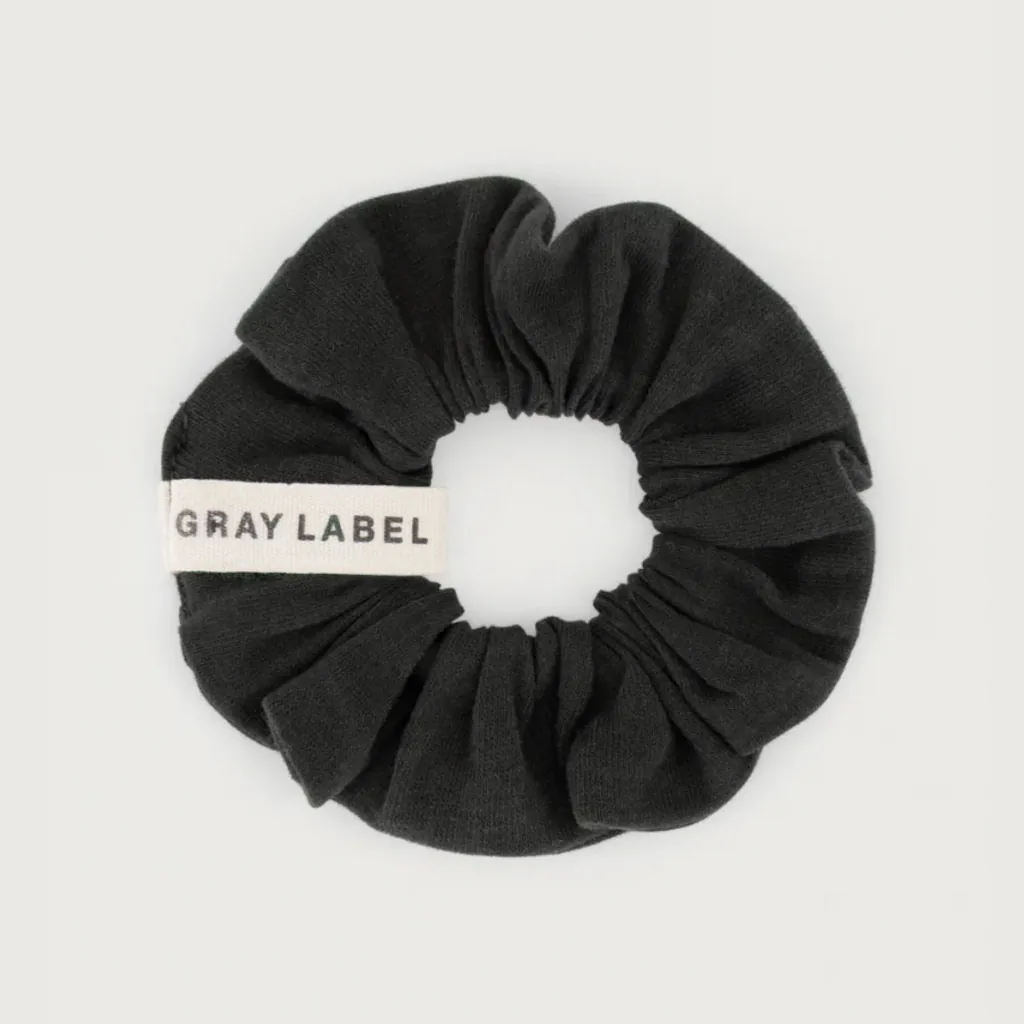 Scrunchies Nearly Black 2er Set