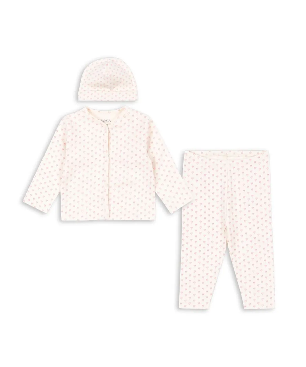 Konges Sløjd • FANGA Bello Newbornset punto rosa