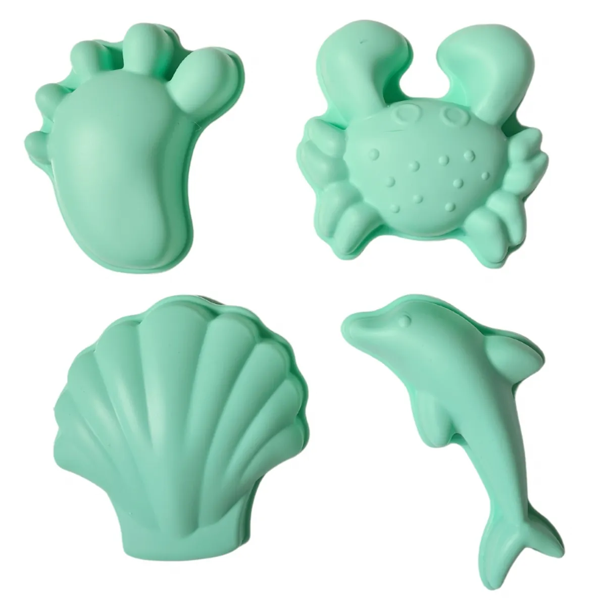 4er Set Sandförmchen Mint