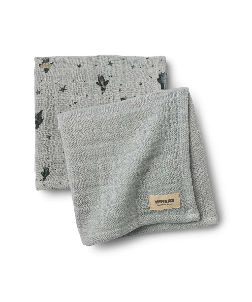 Wheat • Kaya Nuschiset Muslin 2-Pack soft rain
