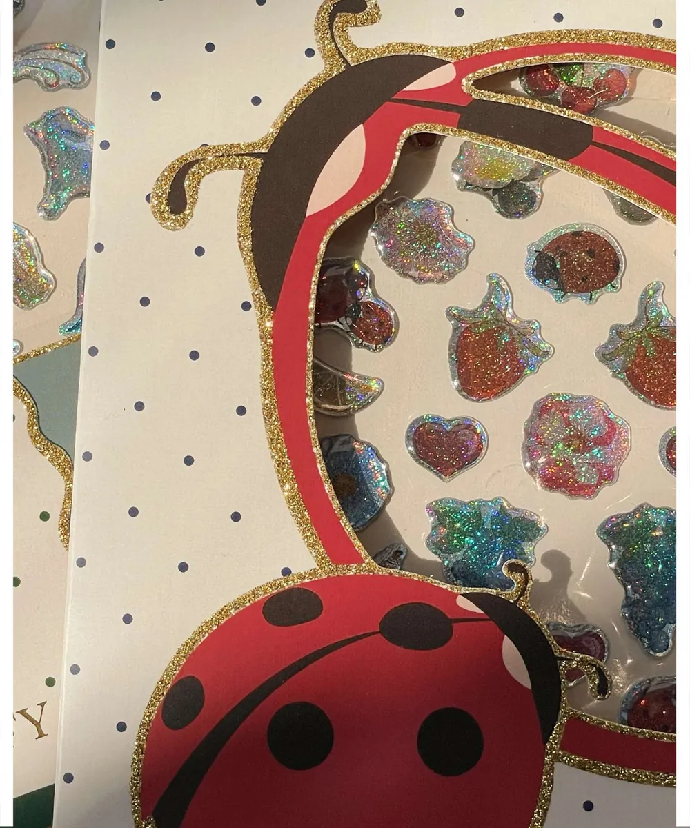 Konges Sløjd • Puffy Stickers Ladybug
