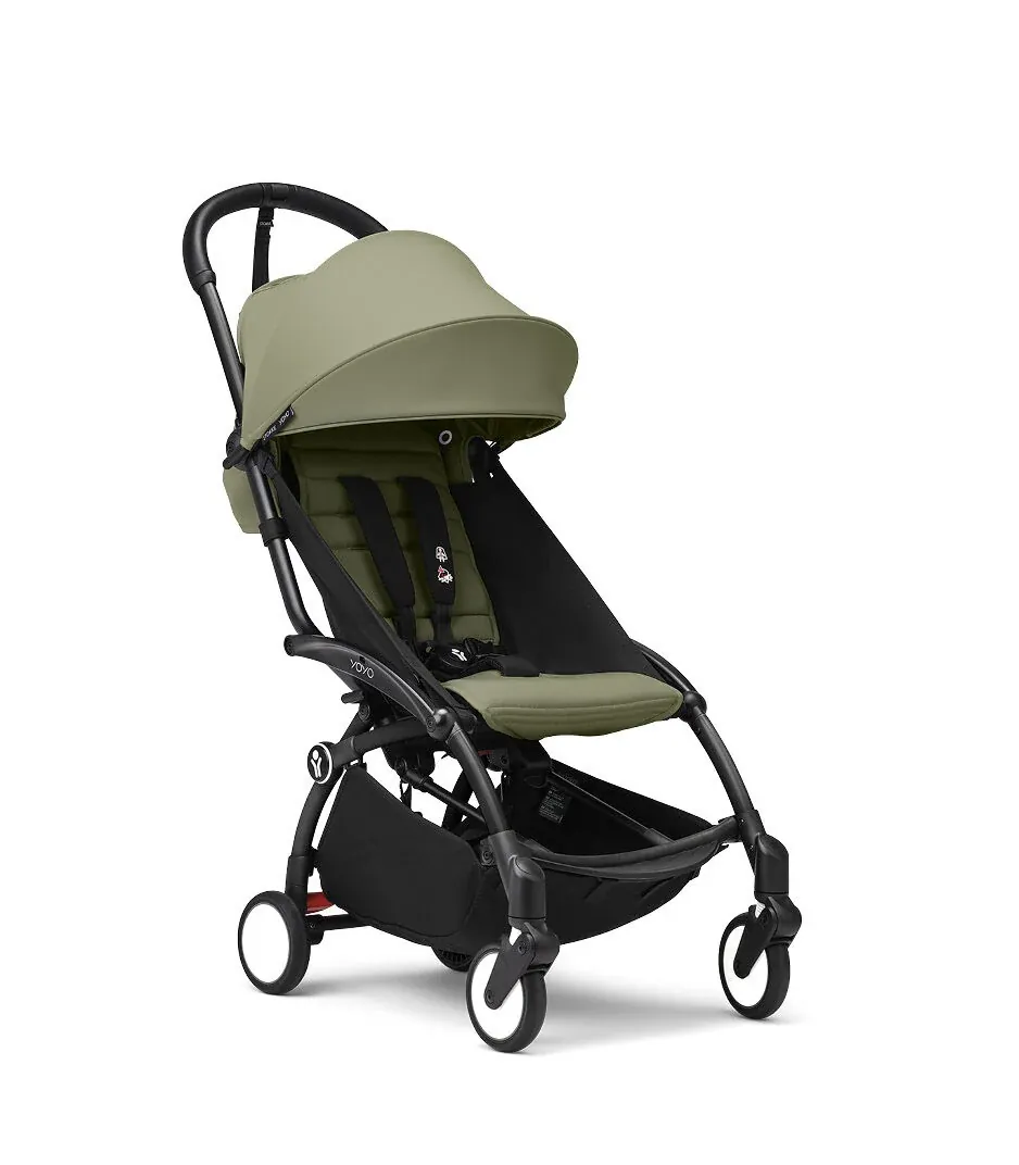Stokke® YOYO³ Buggy mit 6+Textilset, Gestell black