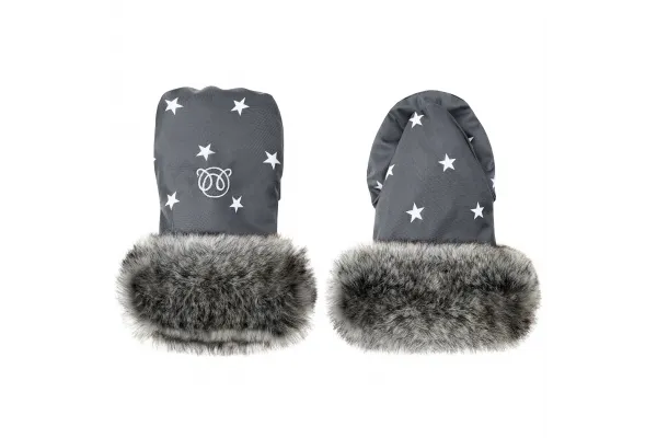 Schiebehandschuhe Graphit Stars