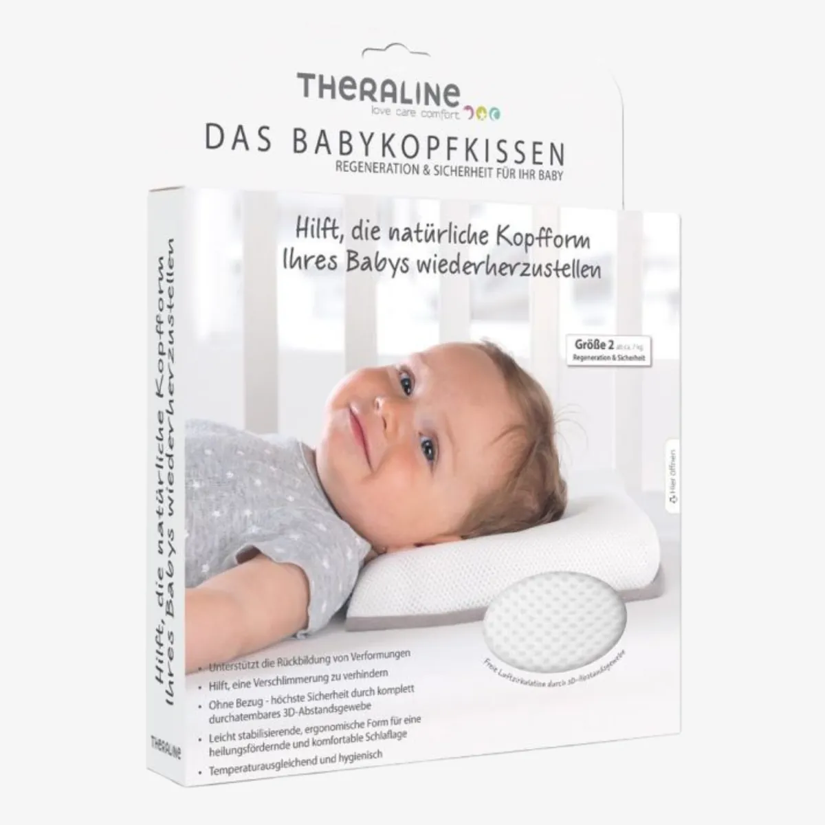 Baby-Kopfkissen Grösse 2 von Theraline ab ca 7 Kilo