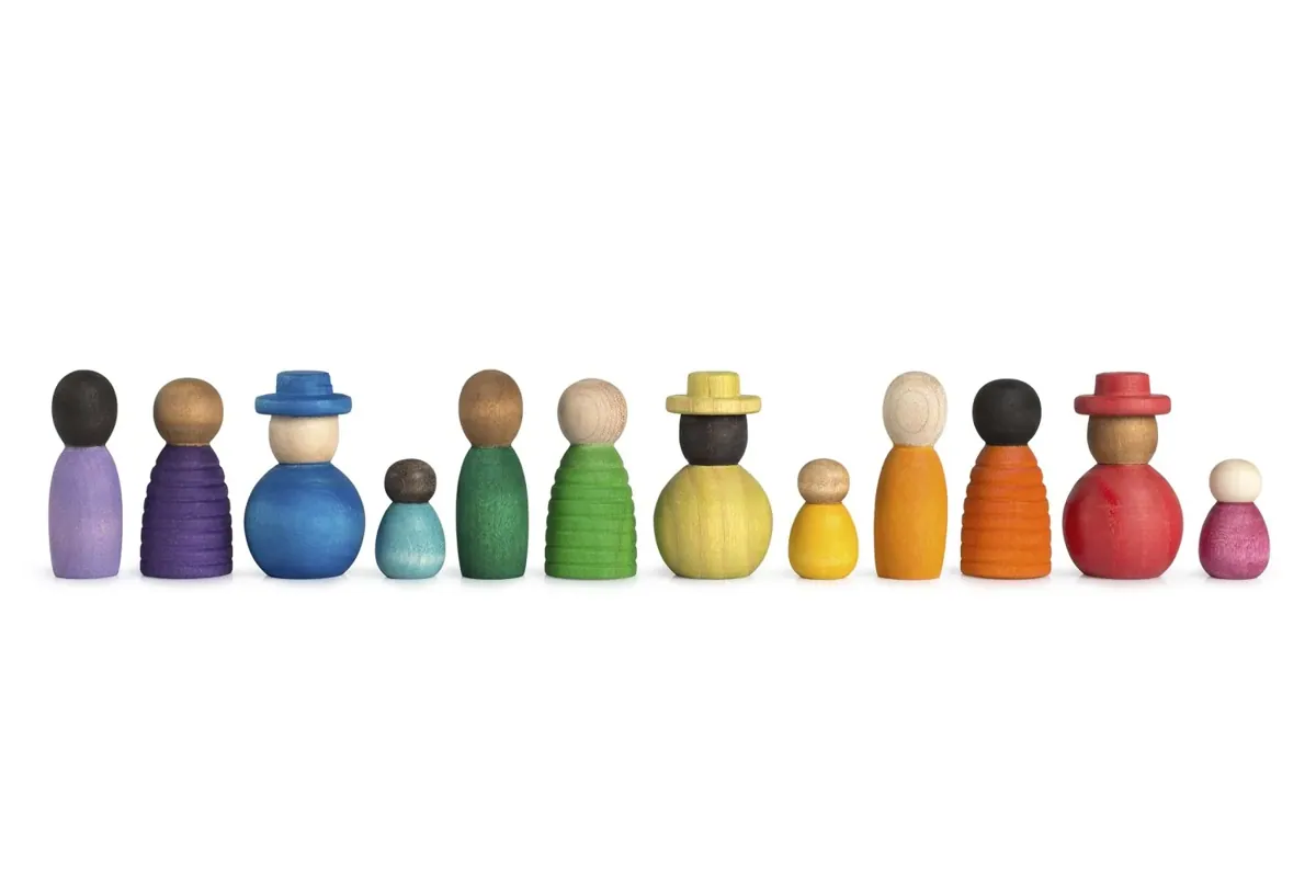 Grapat Holzfiguren "Together" 12-teilig