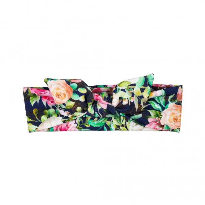 Stirnband Navy Peony