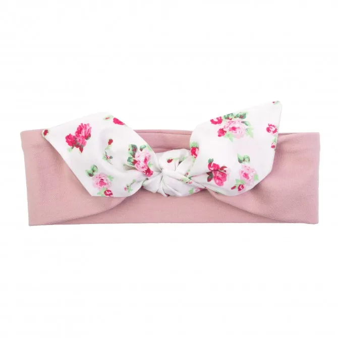 Stirnband Powder Pink & Roses