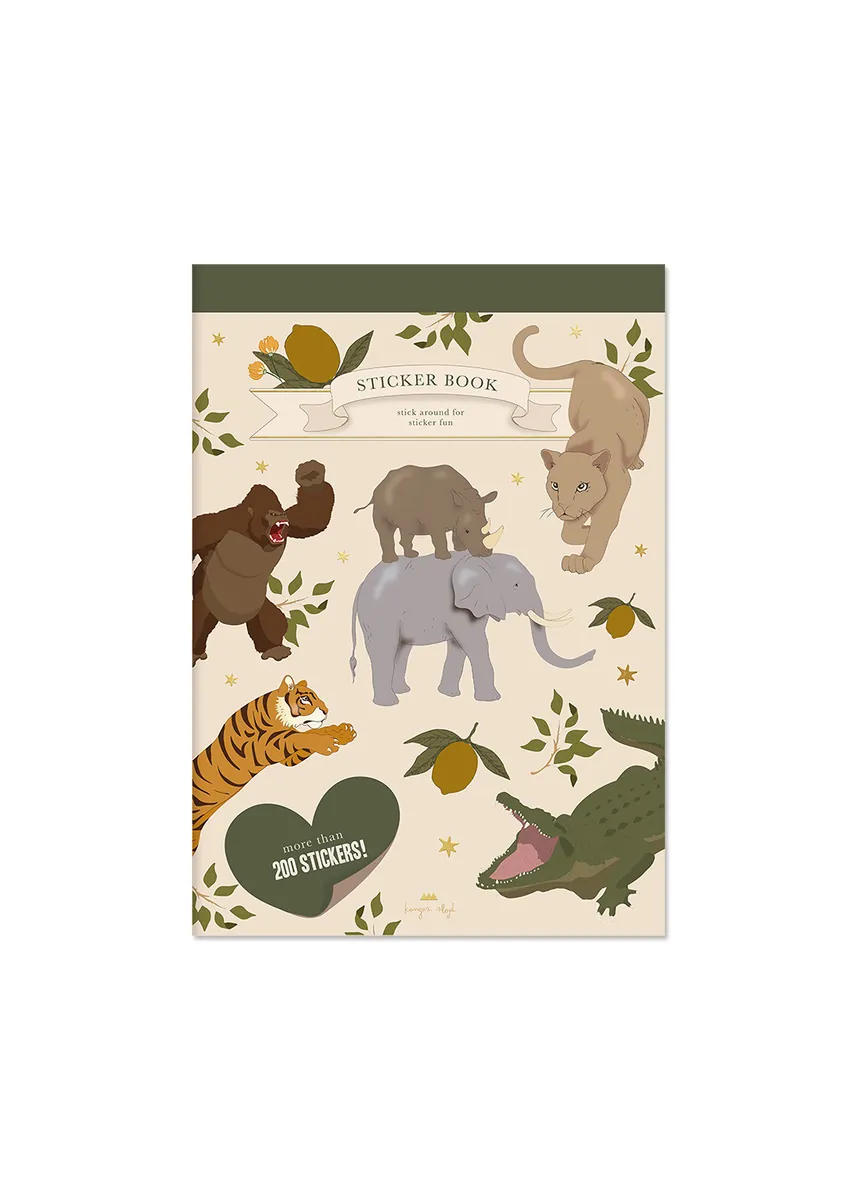 Konges Sløjd Sticker-Buch "A Sticker a Day" Tiger