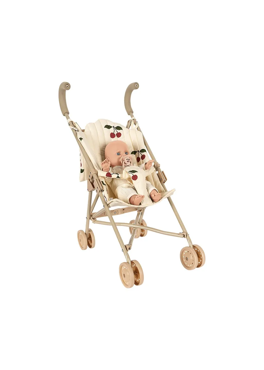Konges Sløjd Puppen-Buggy mit Puppe "Cherie" Ma Grande Cerise