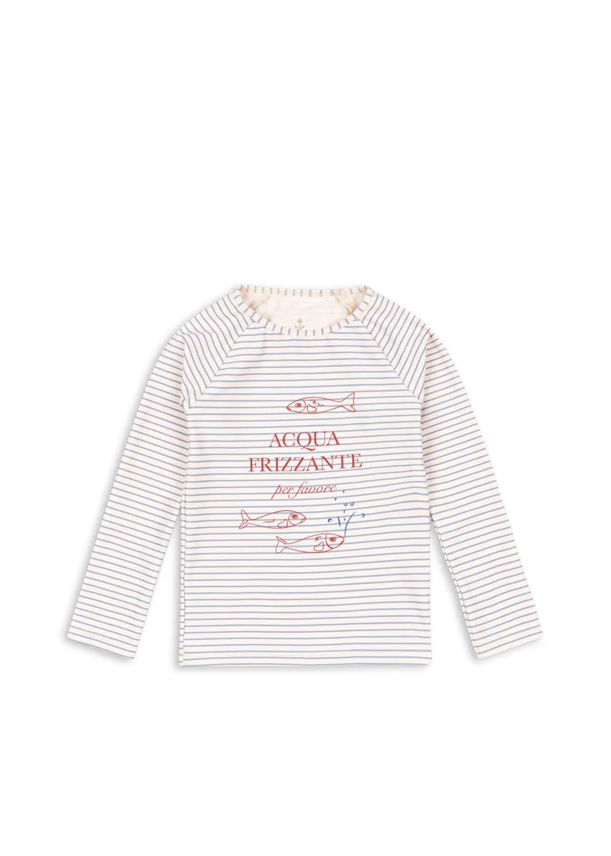 Konges Sløjd UV Badeshirt "Aster" | Stripe Bluie