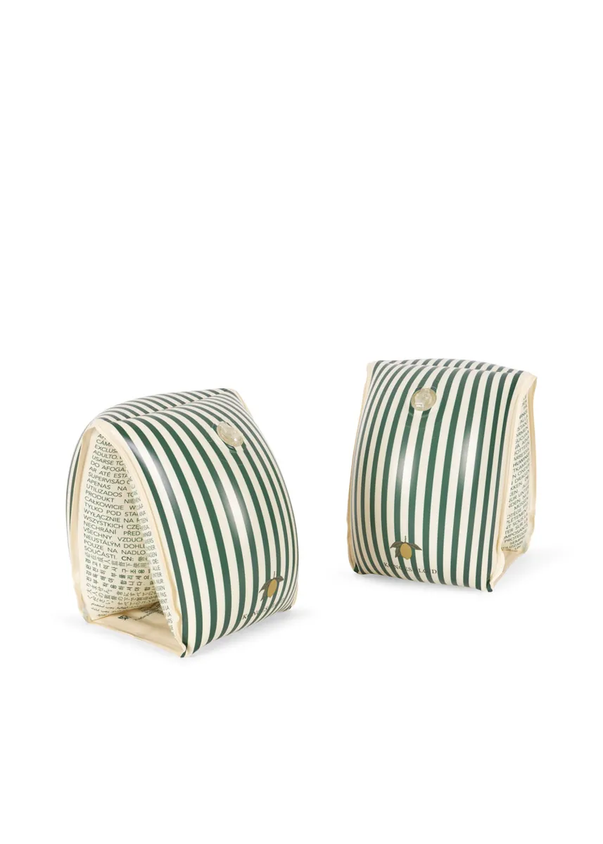 Konges Sløjd Schwimmflügel | Green Stripe