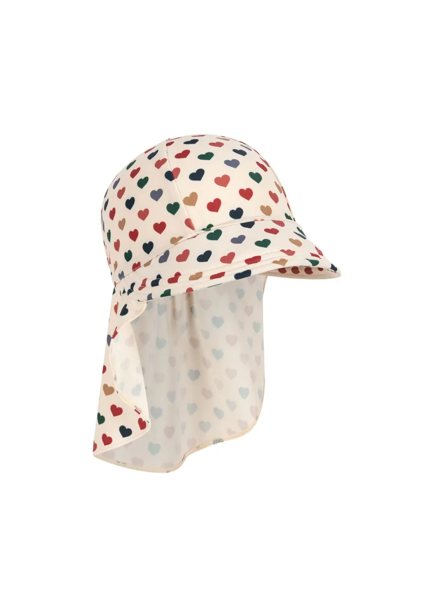 Konges Sløjd UV-Sonnenhut "Manuca Frill" Coeur Colore