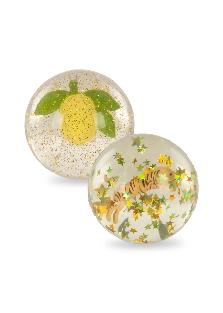 Konges Sløjd Hüpfball Set | Lemon/Tiger