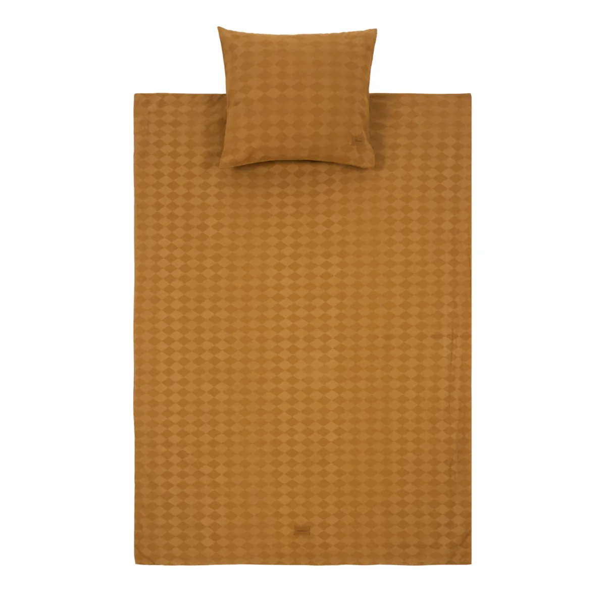 Nobodinoz Bettwäsche Junior 100x140 Mustard Harlequin