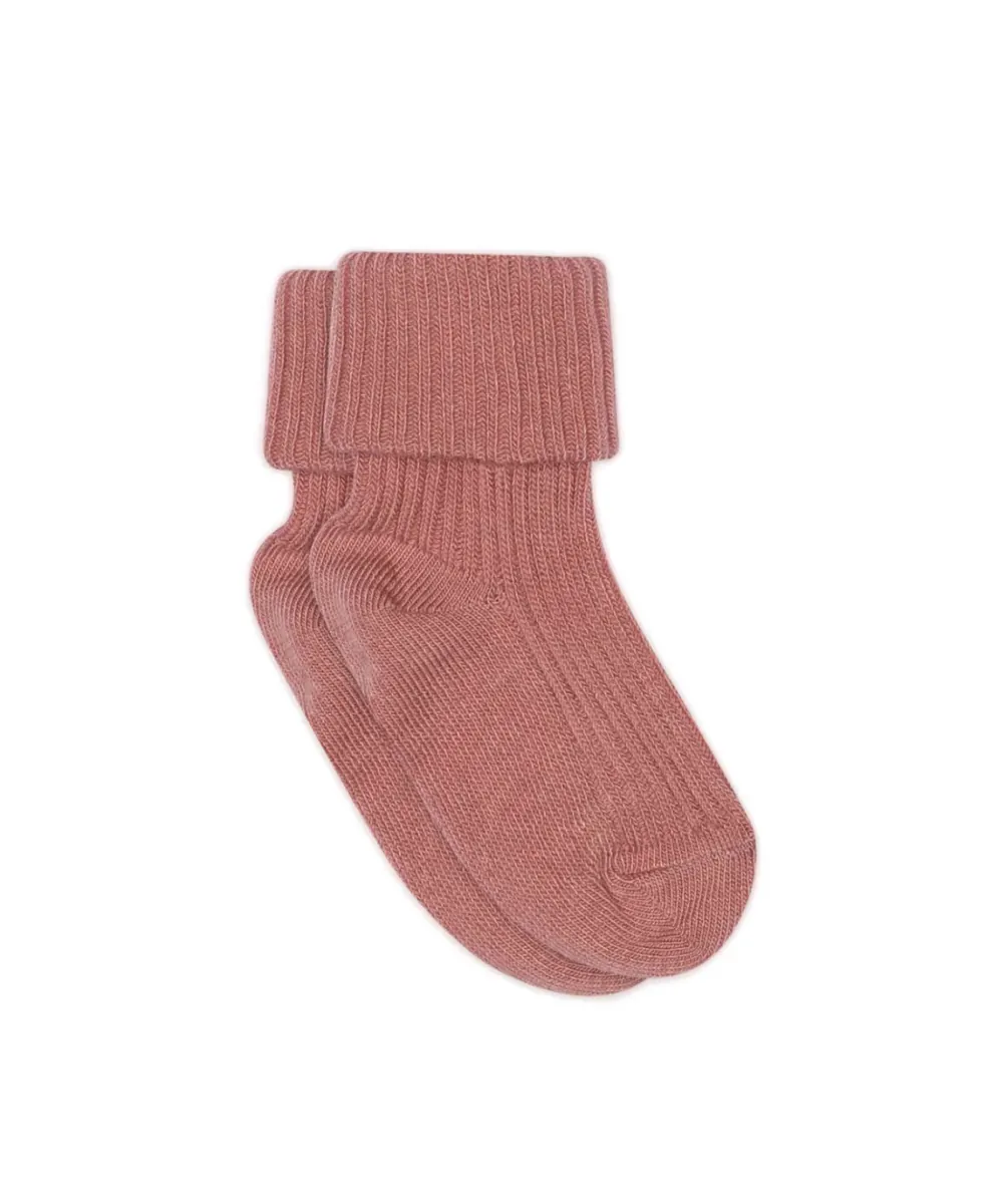 mp Denmark • Socken Wolle Rib vintage rose