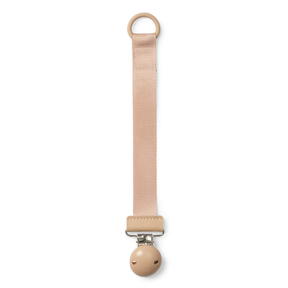 Schnuller- Band Holzclip Blushing Pink